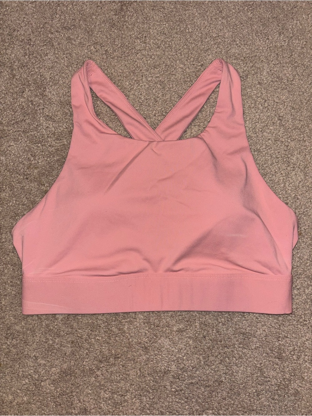 Fabletics Women’s Pink High-Neck Sports Bra